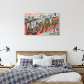 UtahLarge Letter ScenesUtah Leinwanddruck (Insitu (Schlafzimmer))