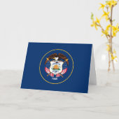 Utahn-Flagge, Flagge von Utah Karte (Gelbe Blume)