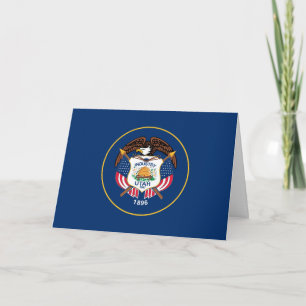 Utahn-Flagge, Flagge von Utah Karte