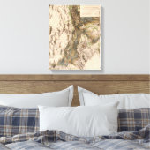 UtahPanorama KarteUtah Leinwanddruck (Insitu (Schlafzimmer))