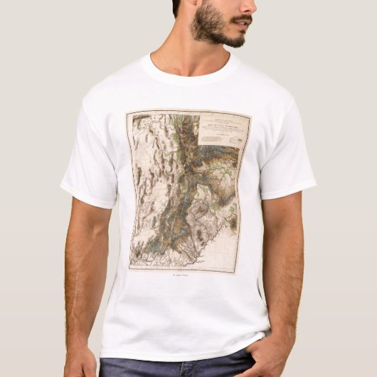 UtahPanoramic MapUtah T-Shirt (Vorderseite)