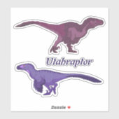 Utahrappersticker Aufkleber (Blatt)