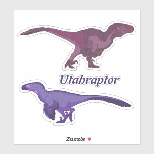 Utahrappersticker Aufkleber (Blatt)