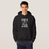 Utah's Best Welder Ironworker Ironsmith US State W Hoodie (Vorne ganz)