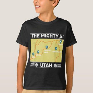 Utahs die 5 riesigen Nationalparks T-Shirt