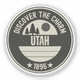 Utahs Mighty 5 - Geschenk für Nationalparks  Aufkleber