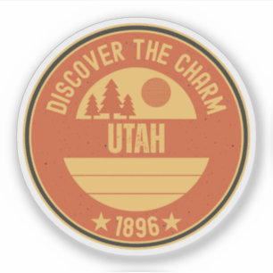 Utahs Mighty 5 - Geschenk für Nationalparks  Aufkleber