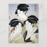 Utamaro Drei Beauties von Edo