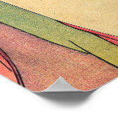 Utamaro: Kushi (Kamm). Poster (Ecke)