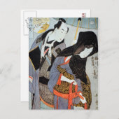 Utamaro: Liebe, 1797 Postkarte (Vorne/Hinten)