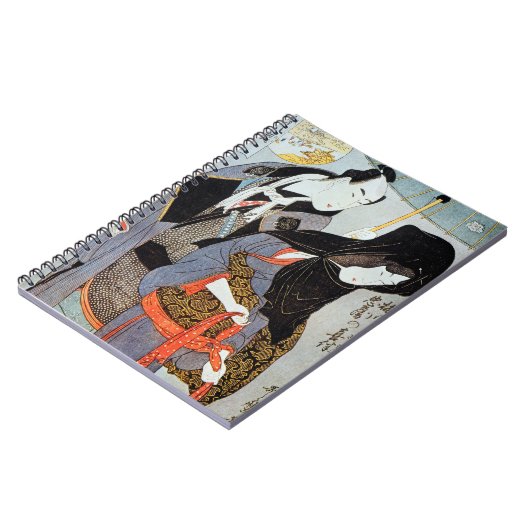 Utamaro: Liebhaber, 1797 Notizblock (Linke Seite)