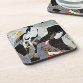 Utamaro: Liebhaber, 1797 Untersetzer (Linke Seite)