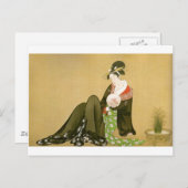 Utamaro-UKIYOE- Postkarte (Vorne/Hinten)