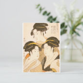 Utamaro-UKIYOE- Postkarte (Stehend Vorderseite)