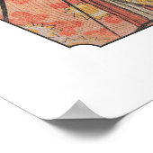 Utamaro Zwei Beauties mit Bamboo-Bildschirm Poster (Ecke)