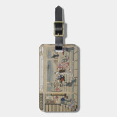 Utamaro's japanischer Art Gepäckanhänger (Vorderseite vertikal)