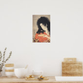Utamaros japanisches Kunstposter Poster (Küche)