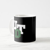 Utd Dallas Texas Student Kaffeetasse (Vorderseite Links)