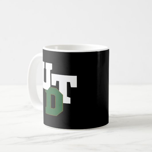 Utd Dallas Texas Student Kaffeetasse (Vorderseite Links)