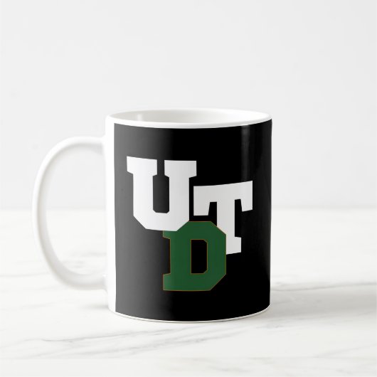 Utd Dallas Texas Student Kaffeetasse (Links)