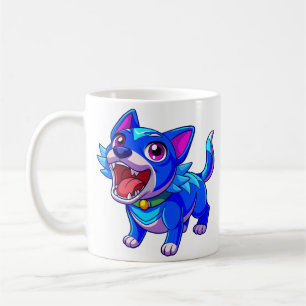 ute Blue Lacy Dog Coffee Tasse
