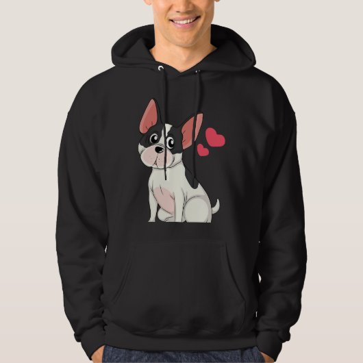 Ute Frenchie Mama French Bulldog Pet French Bulldo Hoodie (Vorderseite)