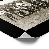 Ute Indian Camp Foto 1913 Poster (Ecke)