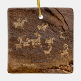 Ute Petroglyphen Keramikornament