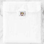 Ute Stamm-Flag-Aufkleber Runder Aufkleber (Tasche)