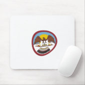 Ute Stamm Flag Mousepad (Mit Mouse)