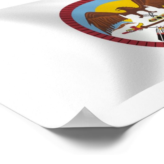 Ute Stamm Flag Poster Print (Ecke)