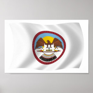 Ute-Stammesflagge Poster Druck