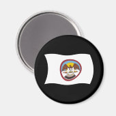 Ute Tribe Flag Magnet (Vorderseite/Rückseite)