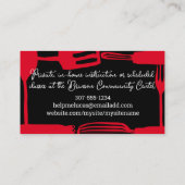 Utensic whisk spatula Koch Catering Kochkurs Visitenkarte (Rückseite)