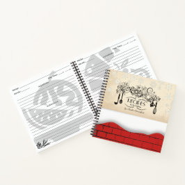 Utensils Backstein Weihnachtskochbuch Rezept Noteb Notizblock