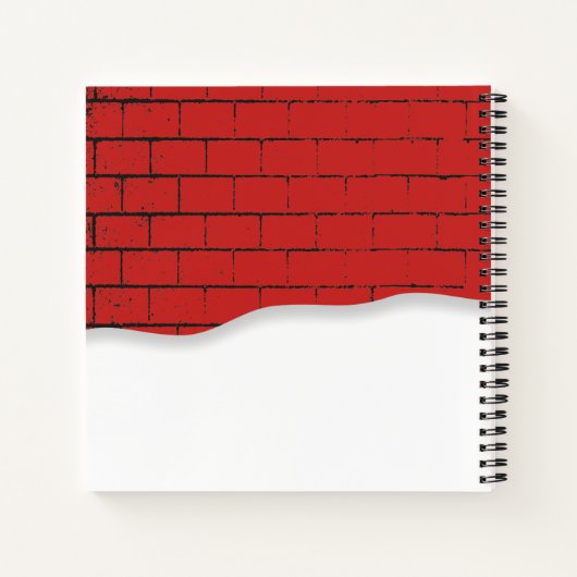 Utensils Backstein Weihnachtskochbuch Rezept Noteb Notizblock (Rückseite)