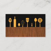 Utensils | Holzschnitt Visitenkarte (Rückseite)