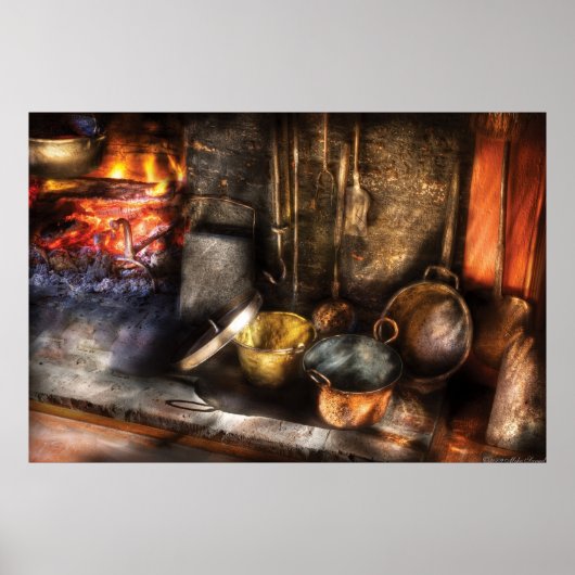 Utensils - Koloniale Küche Poster (Vorne)