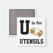 Utensils Magnet (Vorderseite/Rückseite)