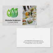 Utensils Natural Logo | Catering Visitenkarte (Vorne/Hinten)