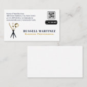 Utensils | QR Code Business Card Visitenkarte (Vorne/Hinten)