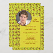 Utensits Foto Abschluss Kulinarische Schule Ankünd Einladung (Vorne/Hinten)