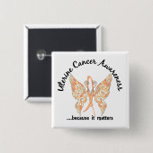 Uteriner Krebs des Button (Vorne & Hinten)