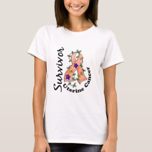 Uteriner Krebs-Überlebender 15 T-Shirt