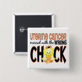 Uteriner Krebs verwirrt mit dem falschen Küken Button (Vorne & Hinten)