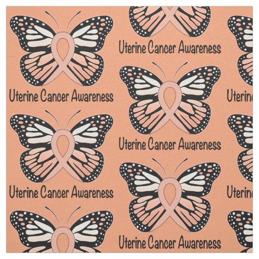 Uterines Krebs-Bewusstsein Stoff (Muster)