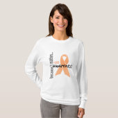 Uterines Krebs-Bewusstsein T-Shirt (Vorne ganz)