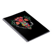 Uterus Blume Frauenrechte Feminismus Pro-Choice Notizblock (Rechte Seite)