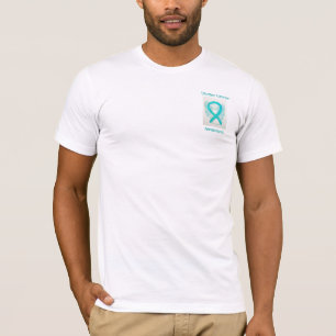 Uterus Cancer Awareness Ribbon Engel Custom T-Shir T-Shirt