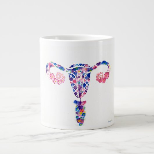 Uterus Jumbo-Tasse (Vorderseite)
